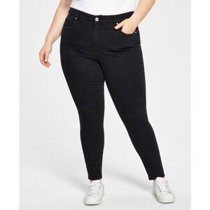 Style & Co. Women's Plus Size 22W Black High-Rise Skinny Ankle Jeans NWT